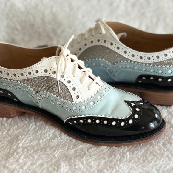 The Office of Angela Scott Mr. Doubt Wingtip Oxford Shoes EUC - Picture 10 of 10